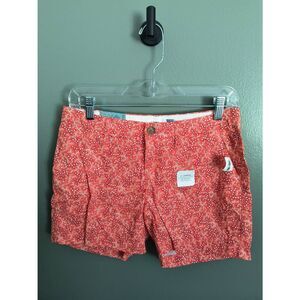 Brand New Old Navy Women's Size 0 Orange 5" Inseam Mom Shorts